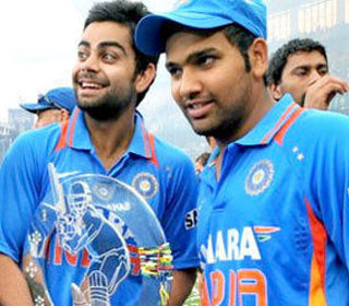 India's No. 6 Contenders - Virat Kohli and Rohit Sharma