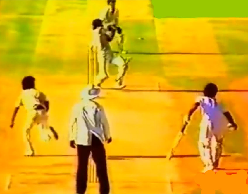 Javed Miandad's Last Ball Six Against India in 1986 at Sharjah
