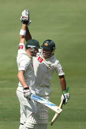 Ricky Ponting and Michael Clarke scored Double Centuries each against India in the 4th Test at Adelaide Oval