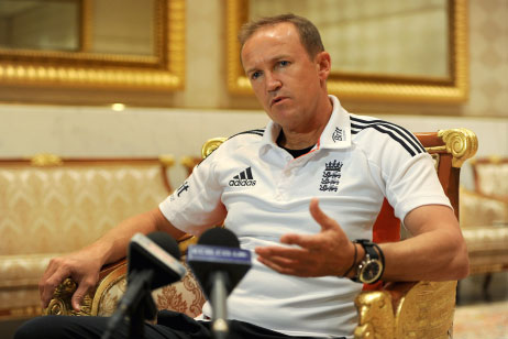 England Coach Andy-Flower pleased with his team's performance