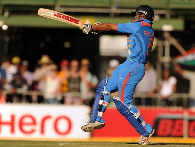 Gautam Gambhir scrored crucial 92 runs in the ODI against Australia