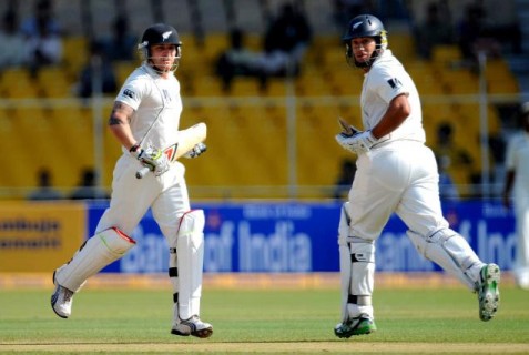 Brendon McCullum and Ross Taylor - the duo will decide the fate of the match