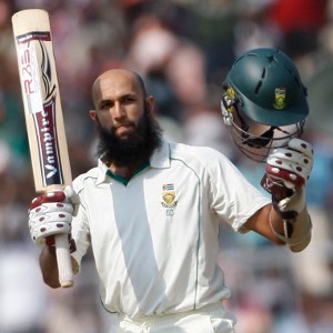 Hashim Amla - polished 63 runs on the first day of 3rd Test