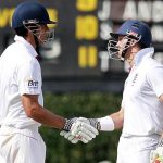 Andrew Strauss and Alastair Cook - solid opening stand of 122 runs