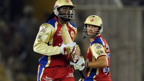 Chris Gayle and AB de Villliers - Snatched the match from the jaws of Kings XI Punjab