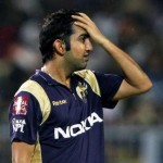 Gautam Gambhir - unhappy with the performance of the middle order batsmen