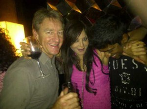 Simran Sood in late night party with Aussie Andy Bichel