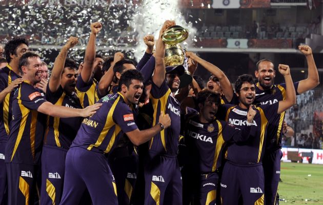 Kolkata KnightR iders - The proud winners of the IPL 2012