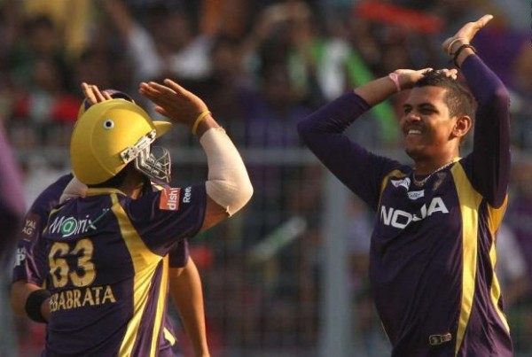 Sunil Narine - 'Player of the match' for his excellent bolwing spell of 4-1-13-1