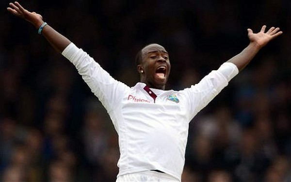 Kemar Roach - The wrecker in chief of New Zealand batting in the second innings