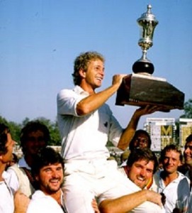 David Gower - After winning the 1984-85 series 2-1 vs. India