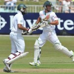 Hashim Amla and AB de Villiers - Excellent batting on the opening day