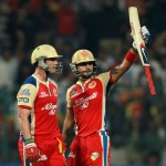Virat Kohli and AB de Villiers - 103 runs third wicket partnership