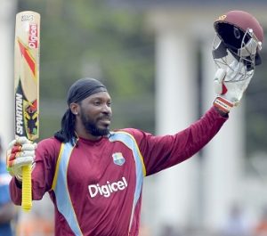Chris Gayle - Blasted 109 from 100 mere balls