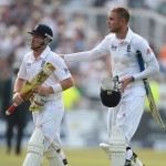 Ian Bell and Stuart Broad- 108 runs unbeaten partnership for the 7th wicket