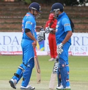 Suresh Raina and Rohit Sharma - A match winning unbeaten partnership of 122 runs