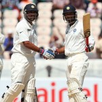Cheteshwar Pujara and Murali Vijay - An unbroken second wicket partnership of 140 runs